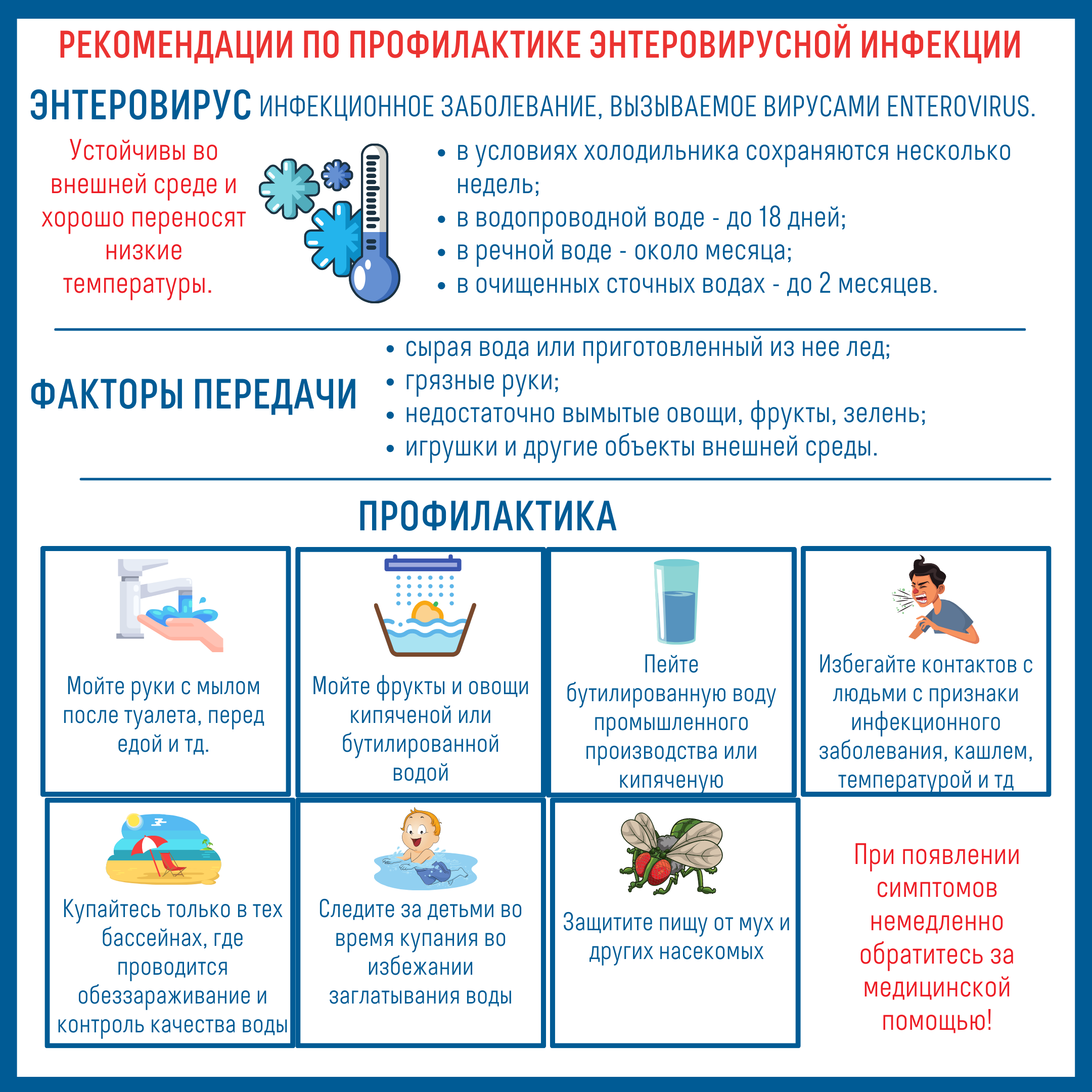 Энтеровирусная инфекция: симптомы, диагностика, лечение